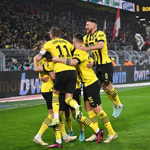 Der BVB bejubelt den Treffer zum 2:0 gegen RB Leipzig