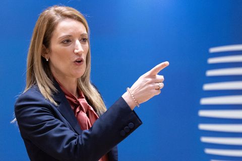 EU-Parlamentspräsidentin Roberta Metsola