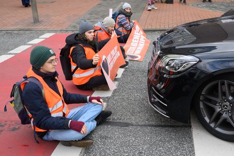 Aktivisten der Letzten Generation