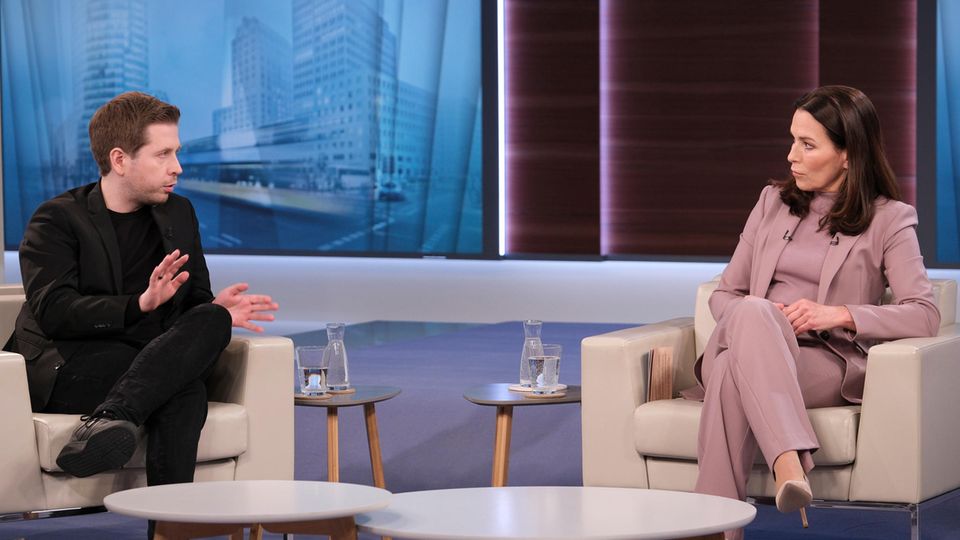 Kevin Kühnert und Anne Will