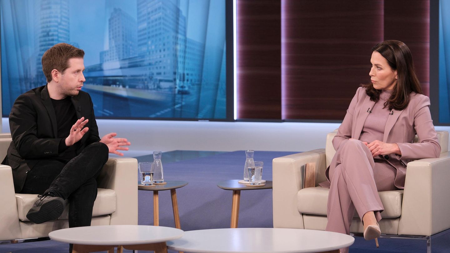 Kevin Kühnert und Anne Will