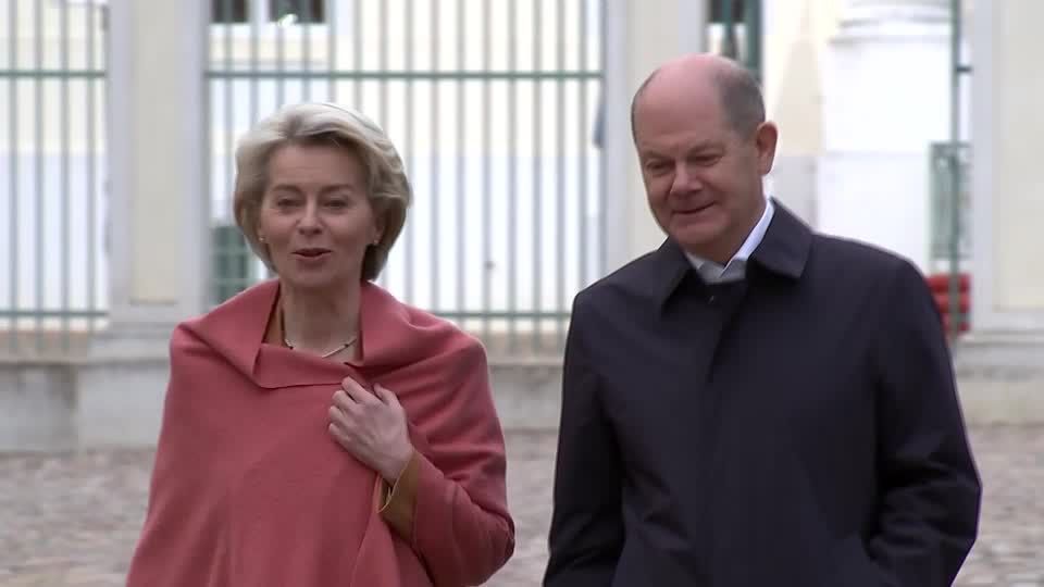 Video: Meseberg: Von der Leyen dringt auf schnelle Einigung über Verbrenner-Motor