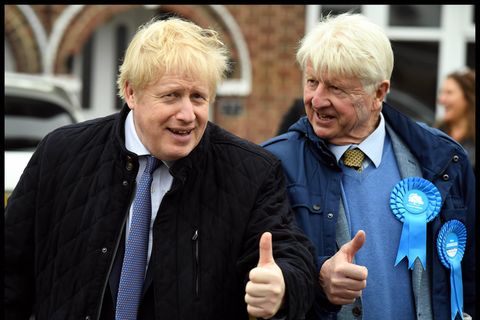 Boris Johnson und sein Vater Stanley