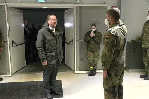 Video: Pistorius in Rukla: "Die Sicherheit Litauens ist auch unsere Sicherheit"