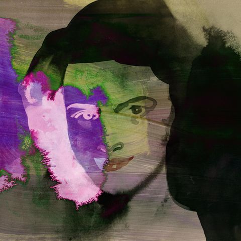 Illustration von Marie und ihrem Vater