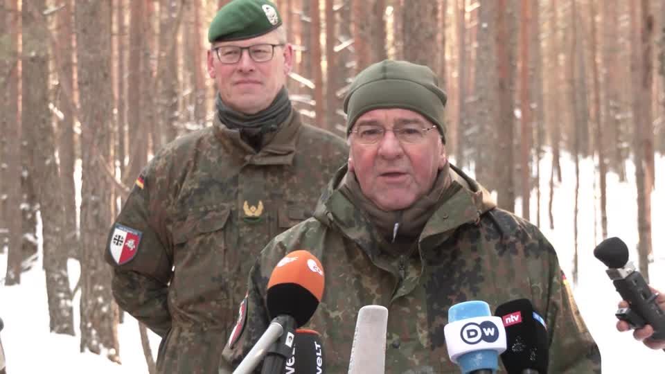 Video: Pistorius zur Nato-Ostflanke: "Dieser Verpflichtung stellen wir uns ohne Wenn und Aber"