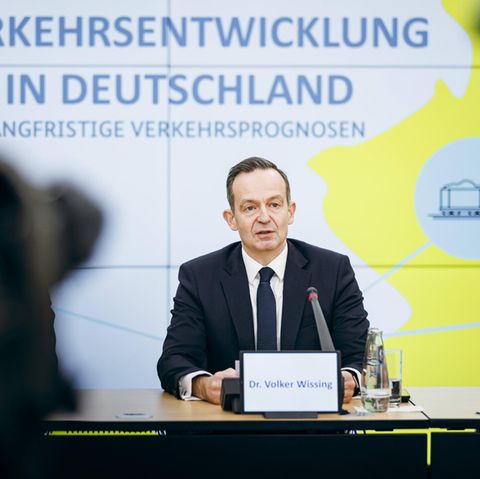 FDP-Verkehrsminister Volker Wissing bei einer Pressekonferenz