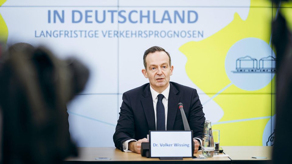 FDP-Verkehrsminister Volker Wissing bei einer Pressekonferenz