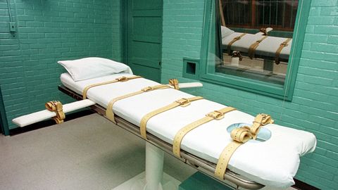 USA Ein Liege in einer sogenannten "Todeskammer" eines Gefängnisses in Texas