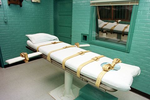 USA Ein Liege in einer sogenannten "Todeskammer" eines Gefängnisses in Texas