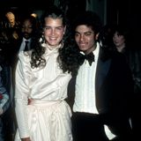 Etwas zugeknöpfter als in "Die blaue Lagune": Brooke Shields mit Michael Jackson bei den Oscars 1981