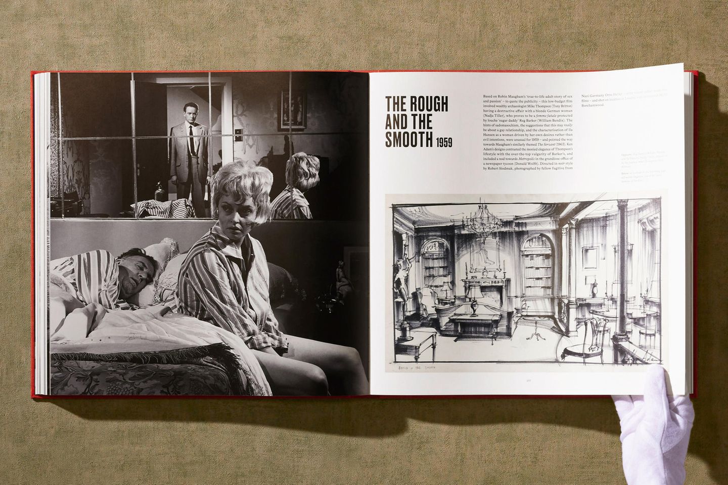 "Das Bittere und das Süße" Eine handsignierte Collector’s Edition ehrt nun sein hochdekoriertes Werk. Der Band entstand in Zusammenarbeit mit der Deutschen Kinemathek, die seit 2012 Adams persönliches Archiv beheimatet. Auf dem Bild ist eine Szene aus dem Film "Das Bittere und das Süße" aus dem Jahr 1959 zu sehen.