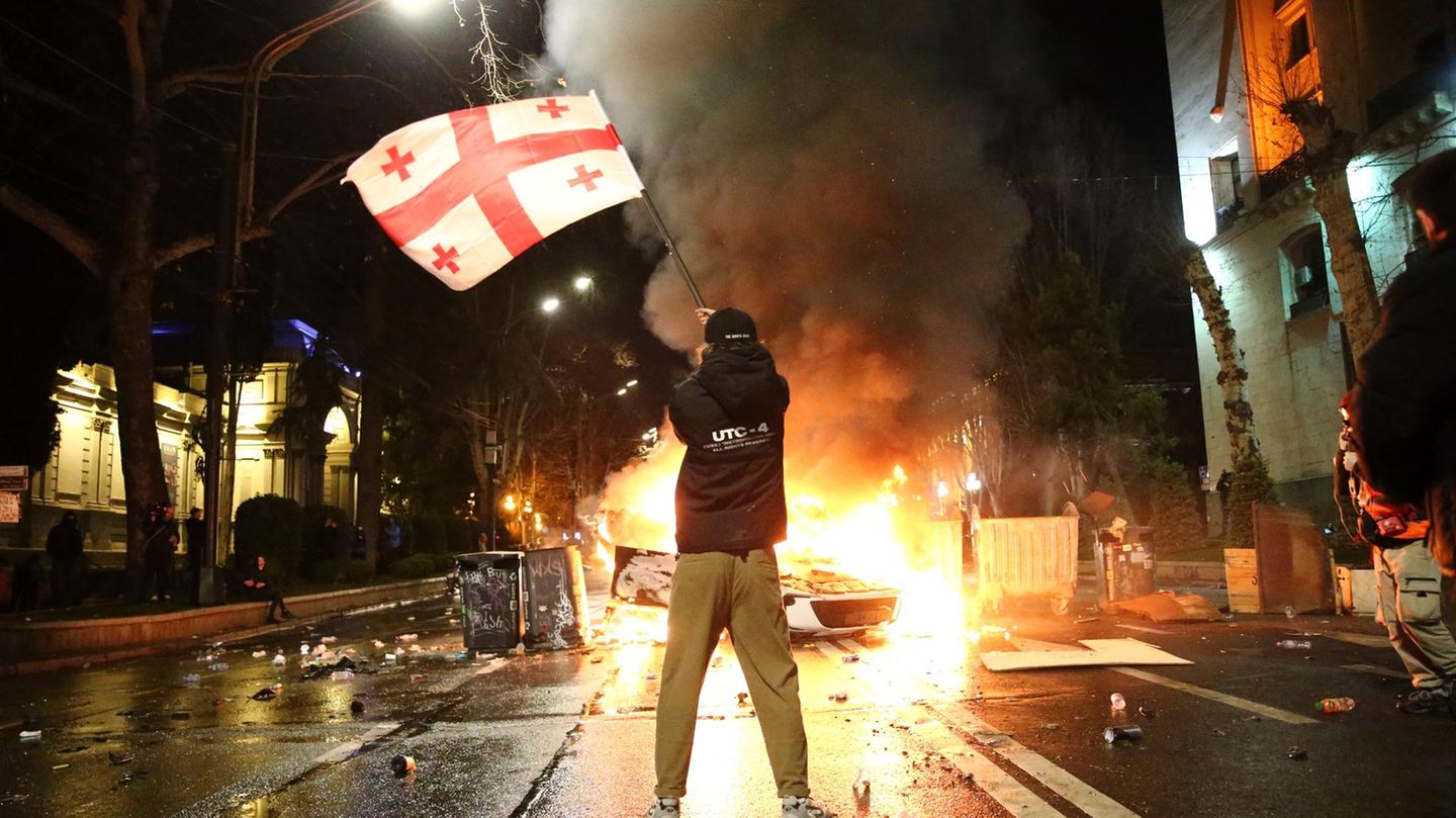 Proteste in Georgien gegen Agentengesetz