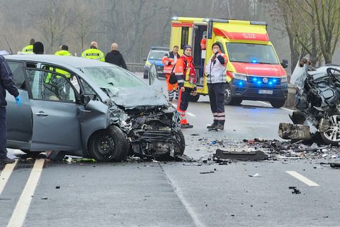 Unfall auf der B87 bei Eilenburg