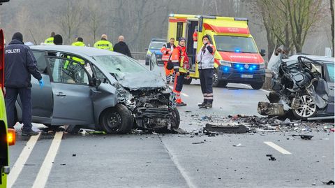 Unfall auf der B87 bei Eilenburg