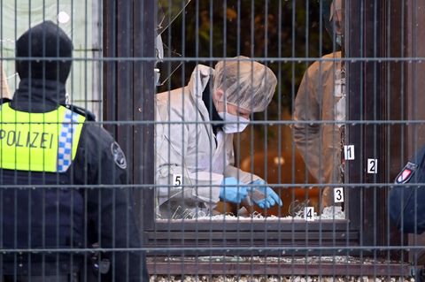 Hamburg Amoklauf Spurensicherung