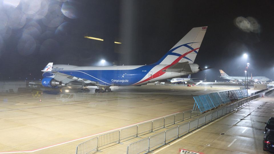 So stand die Maschine schon vor einem Jahr am Flughafen Hahn