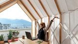 Der Prototyp wurde als Büro ausgelegt. 