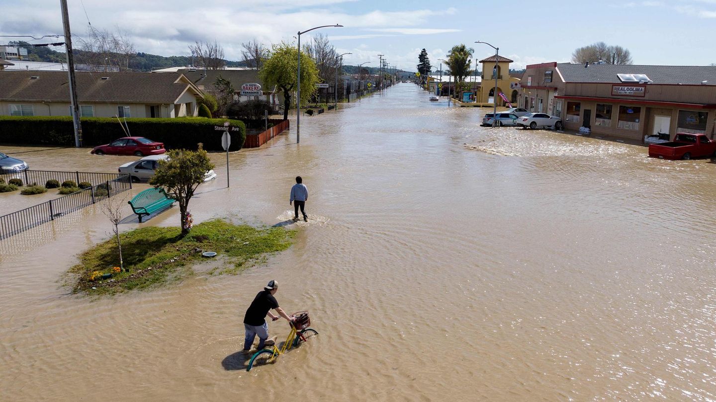 Kalifornien Unwetter