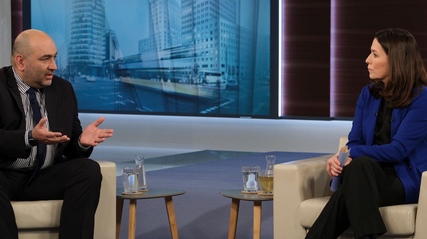 Grünen-Politiker Omid Nouripour diskutiert bei Anne Will