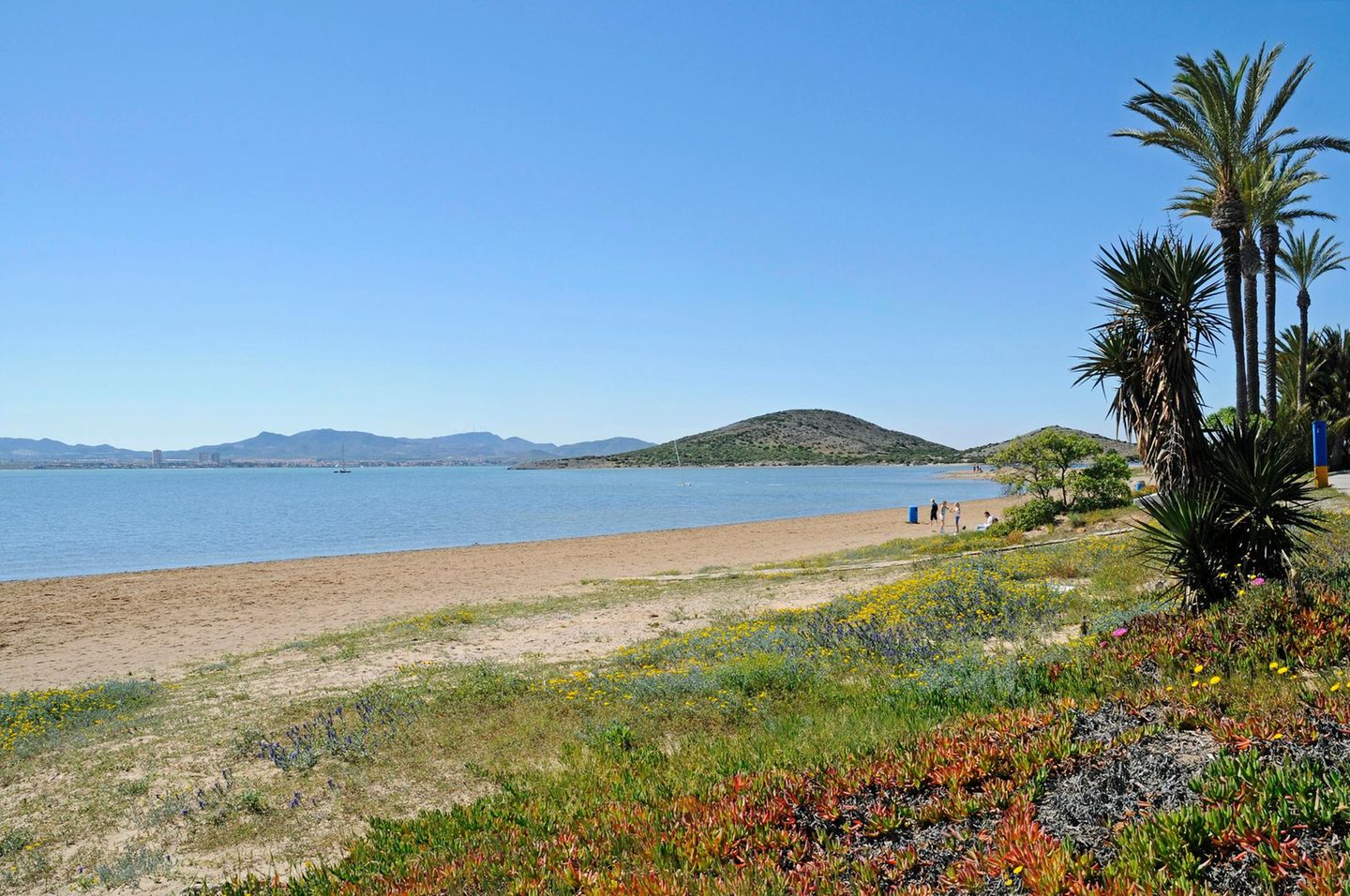 Blick auf die Lagune Mar Menor Blick auf die Lagune Mar Menor