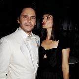 Schauspieler Daniel Brühl mit Ehefrau Felicitas Rombold.