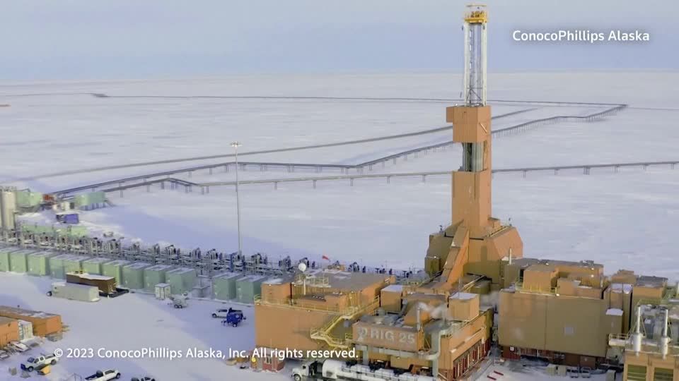 Video: Biden-Regierung genehmigt Ölbohrprojekt in Alaska