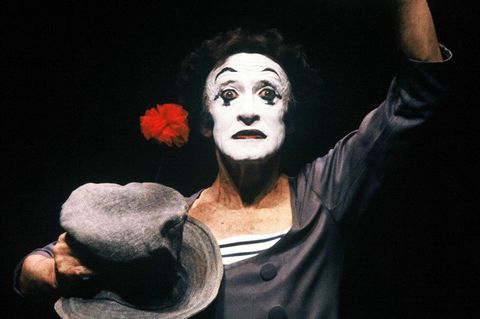 Der Pantomime Marcel Marceau