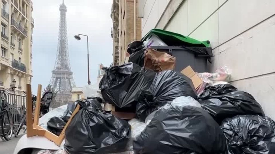 Streik wegen Rentenreform: "Ekelhaft, überall sind Ratten": Paris versinkt im Müll – Lage spitzt sich zu