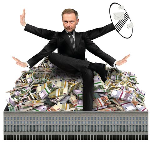 Illustration: Ampelkoalition Christian Lindner