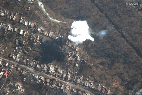 Satellitenbild Bachmut