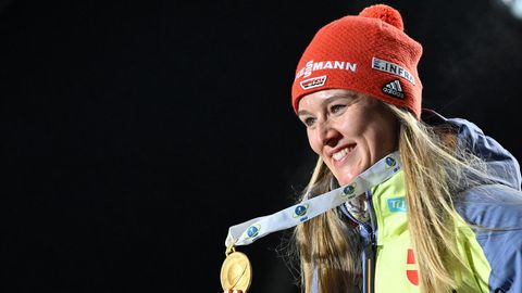 Denise Herrmann-Wick bei der Biathlon-WM 2023 in Oberhof