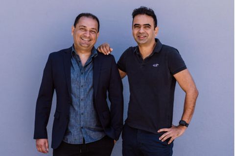 Künstliche Intelligenz: Co-Gründer von Mashgin Ups Mukul Dhankhar (links) und Abhinai Srivastava  