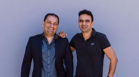 Künstliche Intelligenz: Co-Gründer von Mashgin Ups Mukul Dhankhar (links) und Abhinai Srivastava  