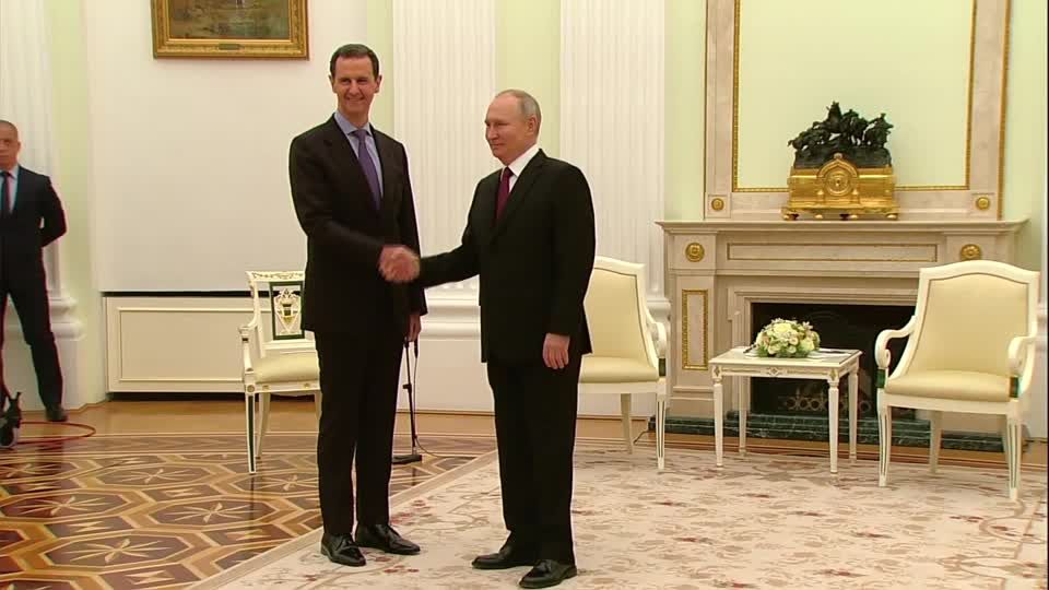 Video: Assad sichert Putin Unterstützung zu Video: Assad sichert Putin Unterstützung zu