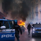 Neapel - Frankfurt Champions League Krawalle