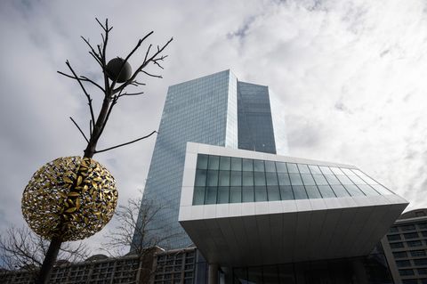 Europäische Zentralbank (EZB) in Frankfurt