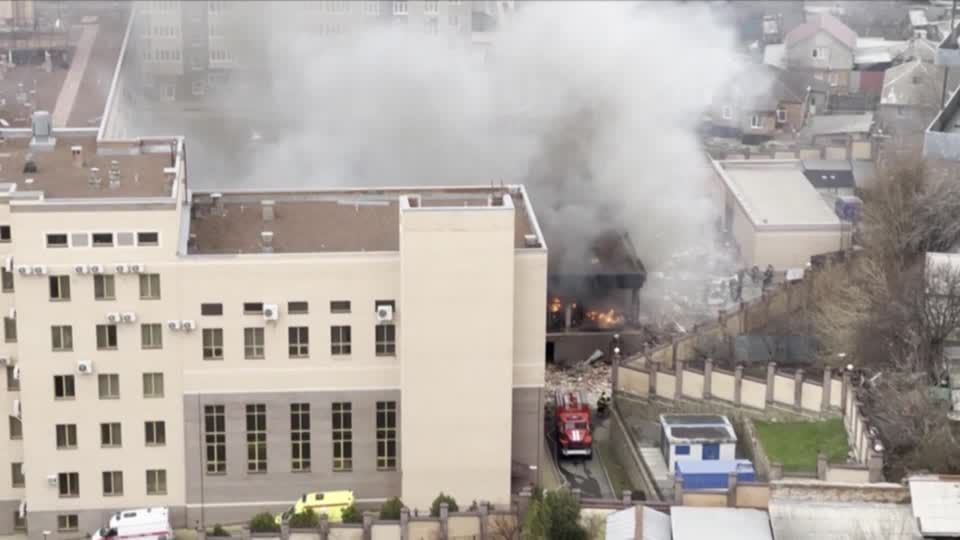 Rusia: Video muestra el momento de una explosión en el edificio FSB en Rostov