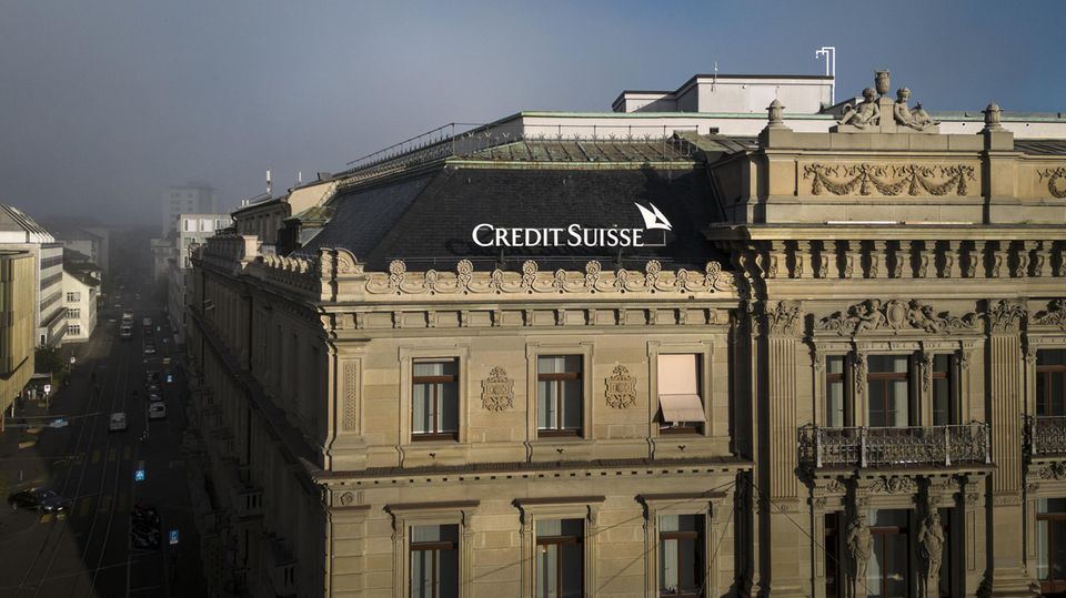 Die Zentrale der Schweizer Credit Suisse Bank in Zürich