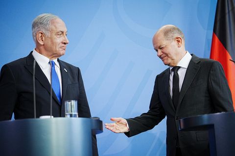 Netanjahu und Scholz