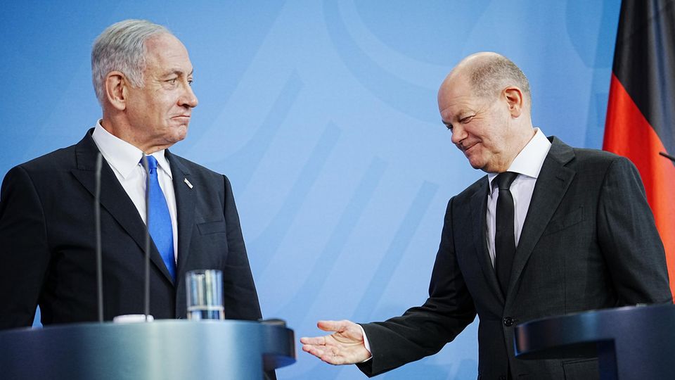Netanjahu und Scholz