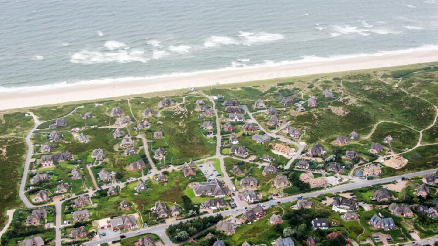 Luftaufnahme von Sylt