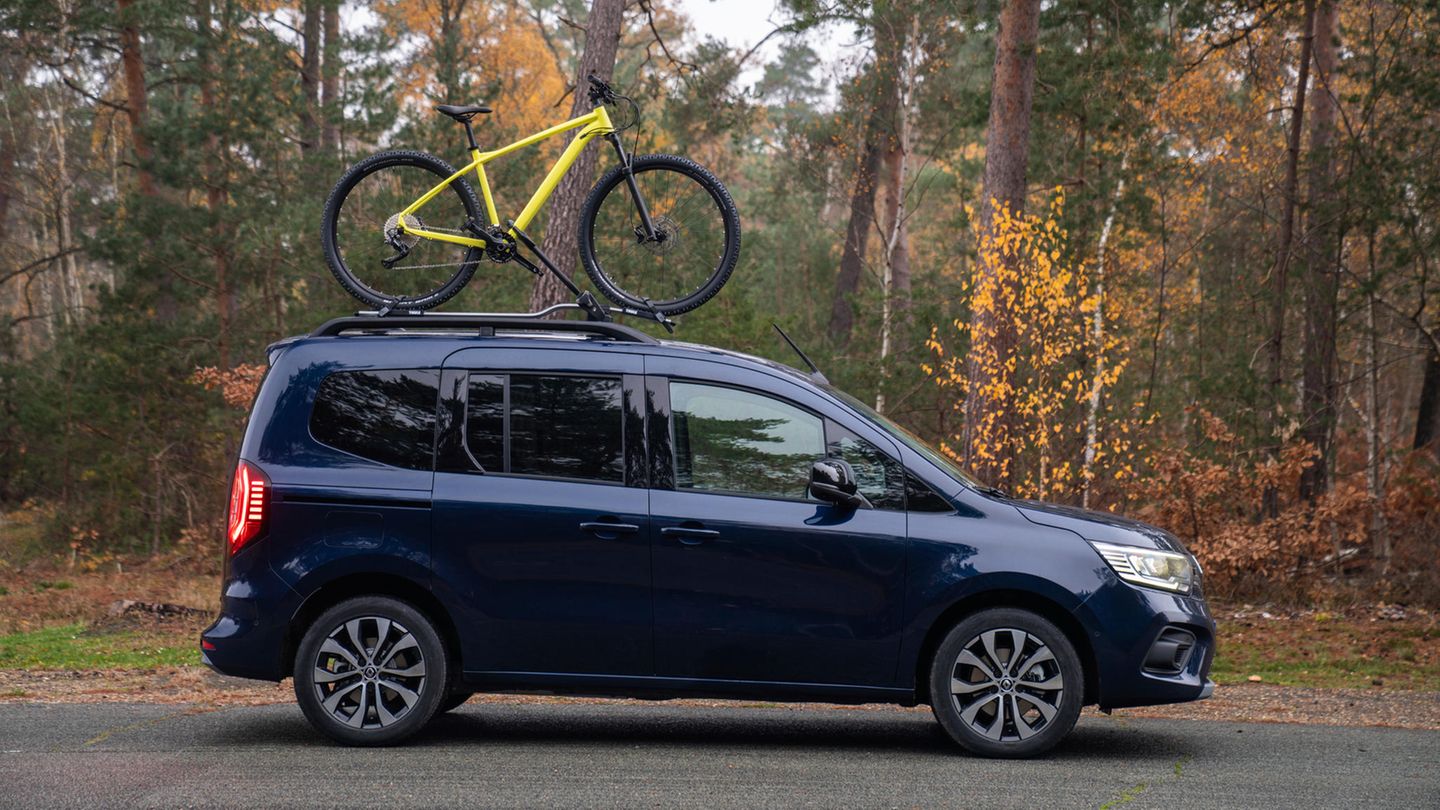 Renault Kangoo E-Tech: Staatliche 1,83 Meter ist der Renault Kangoo E-Tech hoch. Staatliche 1,83 Meter ist der Renault Kangoo E-Tech hoch.