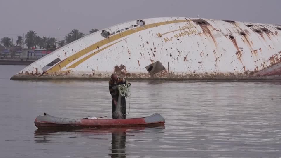 Irak: 121 Meter Luxus: Ex-Jacht von Saddam Hussein wird zum Picknick-Platz