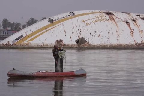 Irak: 121 Meter Luxus: Ex-Jacht von Saddam Hussein wird zum Picknick-Platz