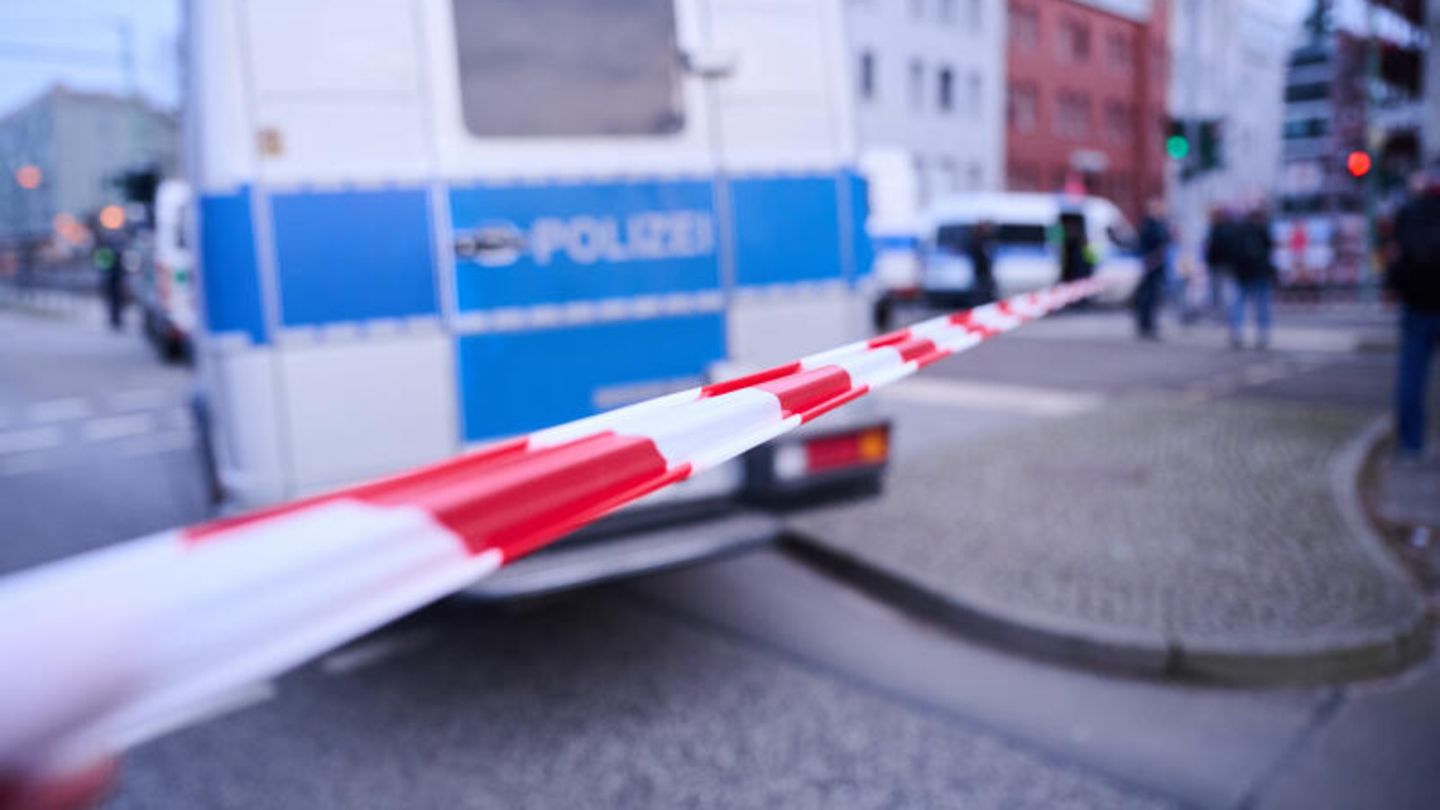 Ein Polizeiauto in Berlin