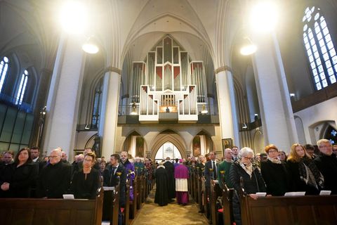 Gedenkgottesdienst in der Hamburger Hauptkirche St. Petri