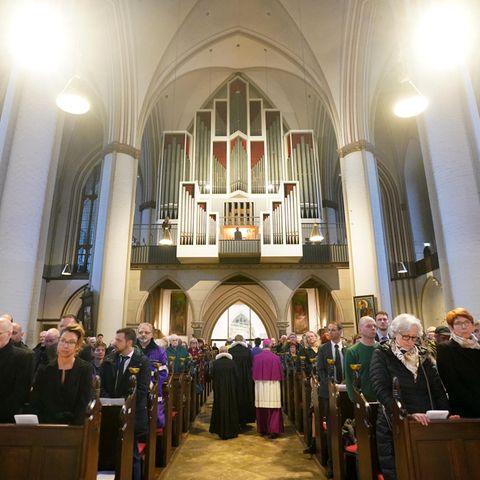 Gedenkgottesdienst in der Hamburger Hauptkirche St. Petri