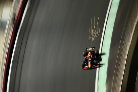 Sergio Perez in seinem Red Bull beim Formel-1-Grand-Prix von Saudi-Arabien