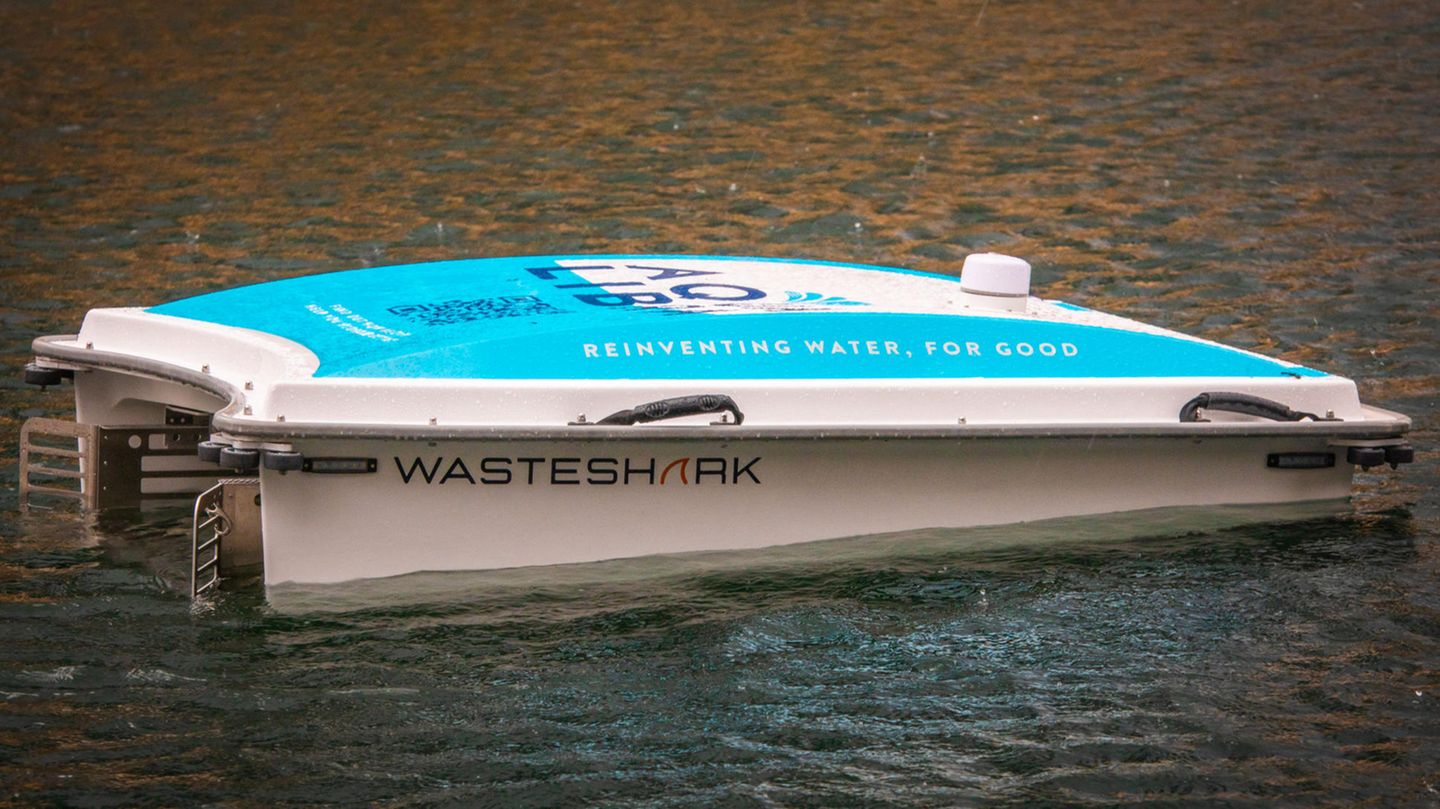 Wasteshark : Un drone requin-baleine débarrasse les eaux de Londres des déchets